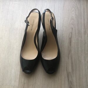 Patent leather heels